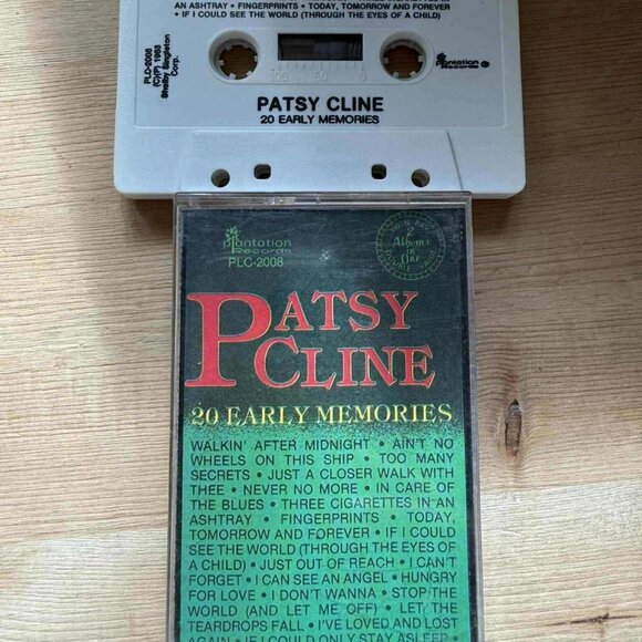 Media | Patsy Cline 2 Early Memories Vintage Cassette Tape Vg C35 ...